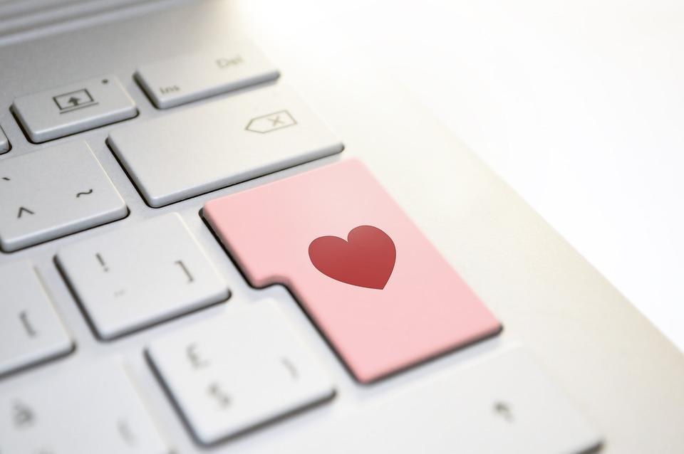 Heart, Love, Keyboard, Enter, Button, Computer, Laptop