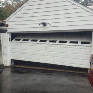 how to fix an unbalanced garage door