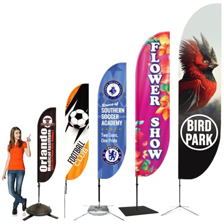 Why Buy Feather Banners from Lush Banners? Benefits of feather banners